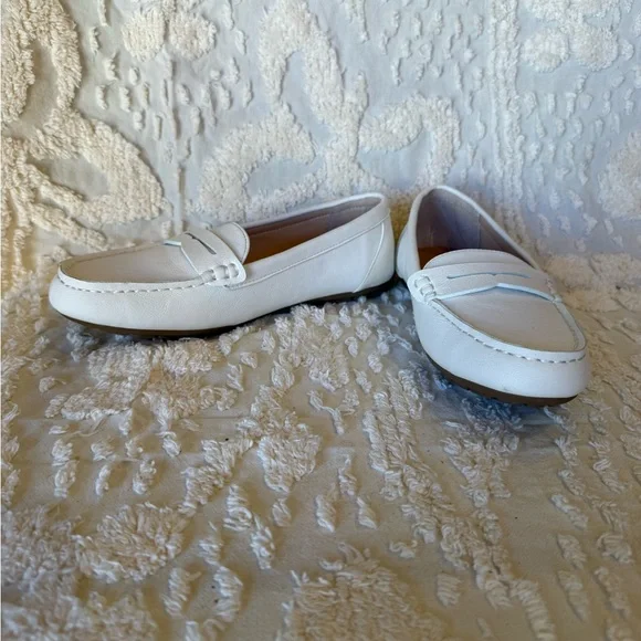 Style & Co. White Penny Loafers #548 - Picture 2 of 4